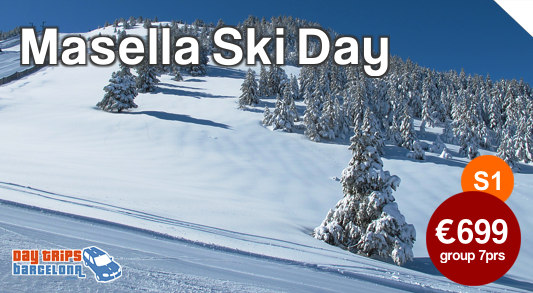 Day Ski Tour to Masellla near Barcelona