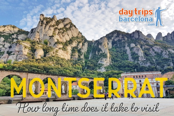 How long to visit Montserrat from Barcelona