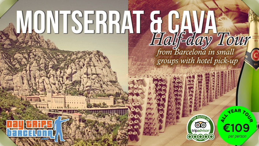 Half Day Tour to Montserrat Mountain and Cordoniu Cava Winery