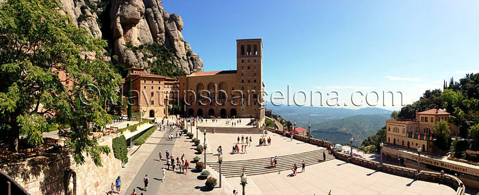 Montserrat monastery near Barcelona