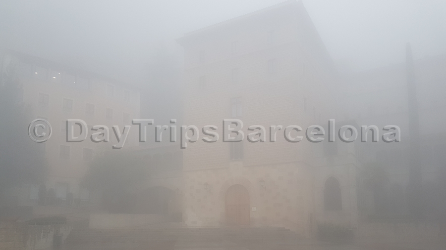 Very foggy morning at Montserrat