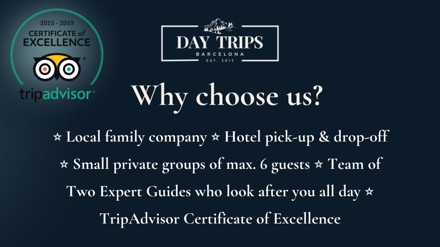 Why choose DayTripsBarcelona.com?